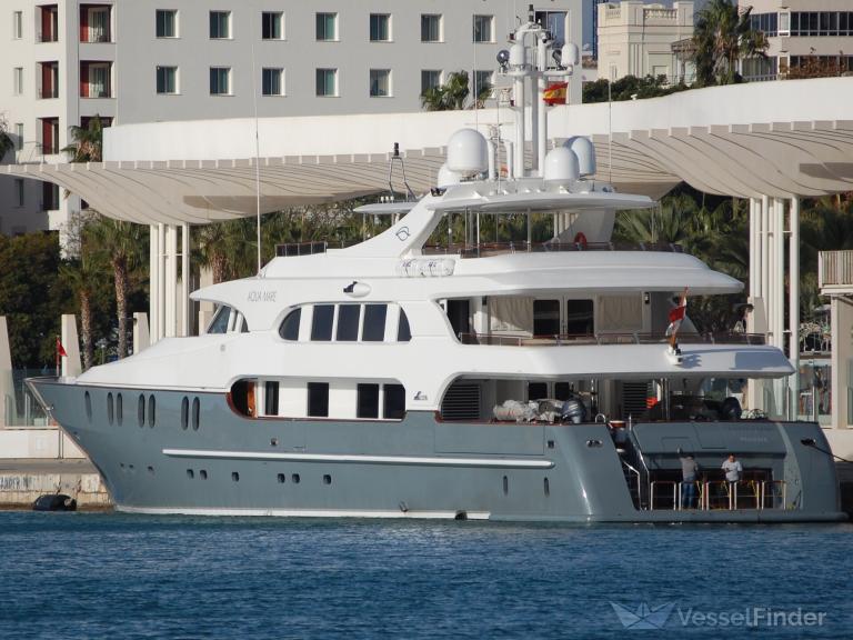 aqua mare (Yacht) - IMO 1005942, MMSI 374521000, Call Sign HO8340 under the flag of Panama