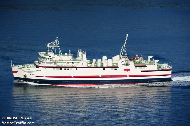 inori (Passenger/Ro-Ro Cargo Ship) - IMO 9853199, MMSI 431013035, Call Sign JD4535 under the flag of Japan