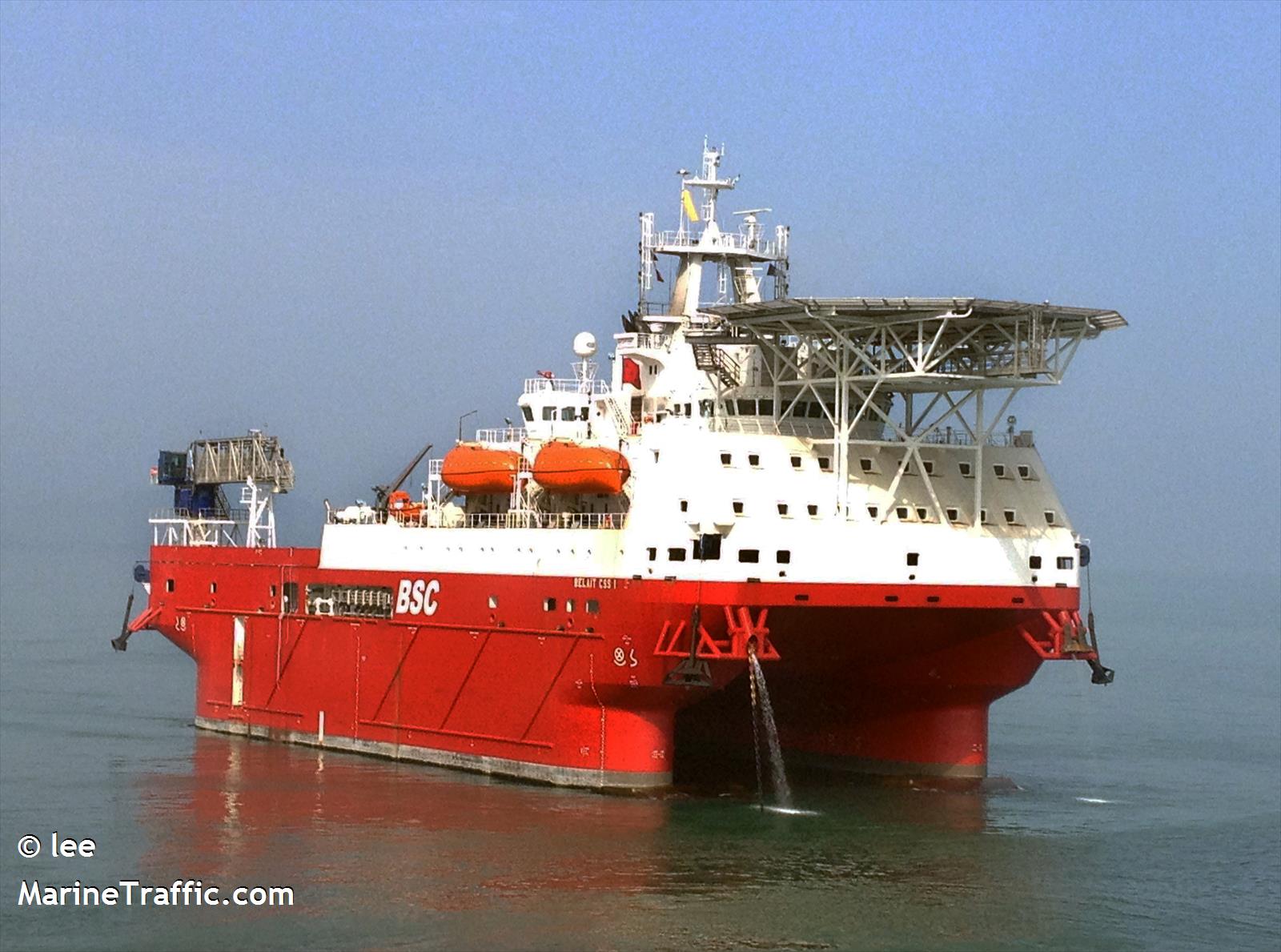 belait css1 (Platform) - IMO 9676785, MMSI 508111180, Call Sign V8V3145 under the flag of Brunei