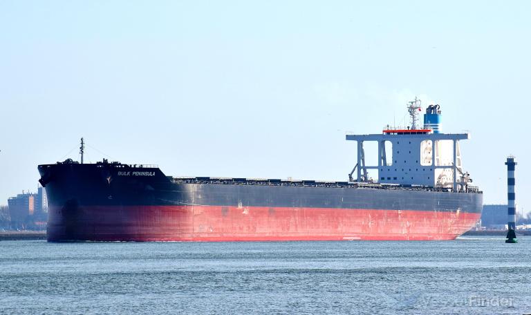 bulk peninsula (Bulk Carrier) - IMO 9839014, MMSI 536080200, Call Sign 9V5891 under the flag of N. Mariana Isl