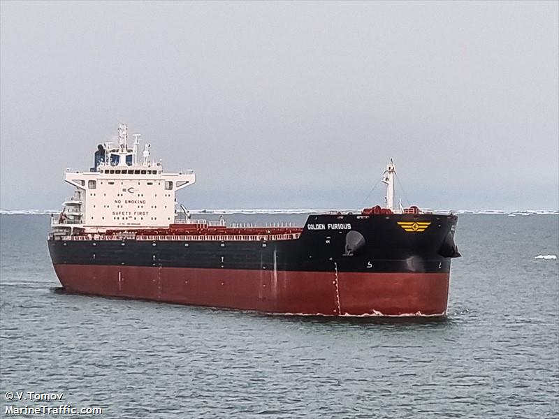 golden furious (Bulk Carrier) - IMO 9860128, MMSI 538009294, Call Sign V7A4556 under the flag of Marshall Islands