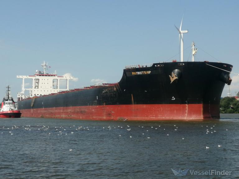 patriotship (Bulk Carrier) - IMO 9446441, MMSI 538009384, Call Sign V7A4666 under the flag of Marshall Islands