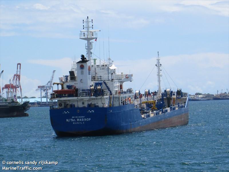 masinop (Oil Products Tanker) - IMO 9524047, MMSI 548313000, Call Sign 4DEB7 under the flag of Philippines