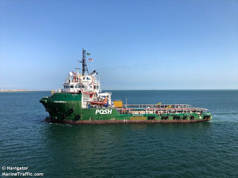 posh impala (Offshore Tug/Supply Ship) - IMO 9830367, MMSI 563041200, Call Sign 9V5367 under the flag of Singapore