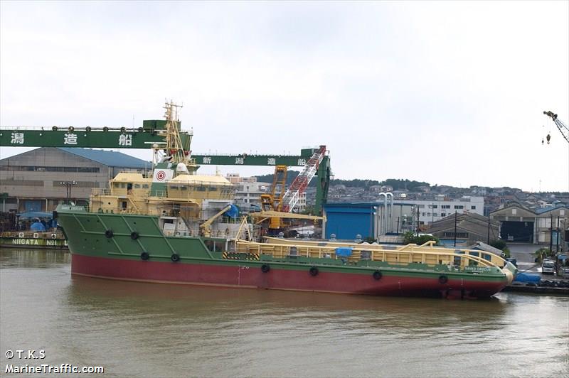 mansour tide (Offshore Tug/Supply Ship) - IMO 9412933, MMSI 576217000, Call Sign YJQQ7 under the flag of Vanuatu