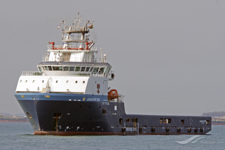 chauvin tide (Offshore Tug/Supply Ship) - IMO 9659359, MMSI 577194000, Call Sign YJTM9 under the flag of Vanuatu