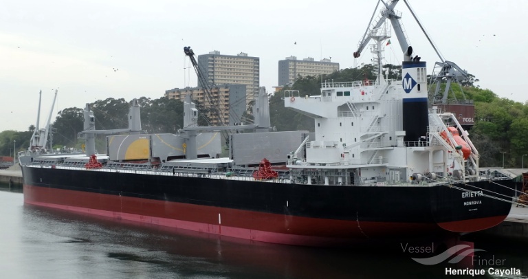 erietta (Bulk Carrier) - IMO 9713959, MMSI 636016721, Call Sign D5HL5 under the flag of Liberia