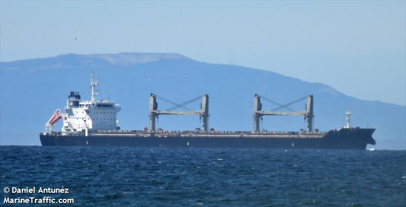 blue one (General Cargo Ship) - IMO 9585651, MMSI 636020727, Call Sign 5LAK4 under the flag of Liberia