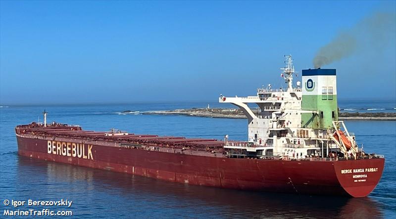 berge nanga parbat (Bulk Carrier) - IMO 9578622, MMSI 636020749, Call Sign 5LAN4 under the flag of Liberia