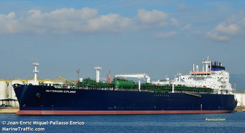 matterhorn explorer (LPG Tanker) - IMO 9847425, MMSI 636020880, Call Sign 5LBE2 under the flag of Liberia