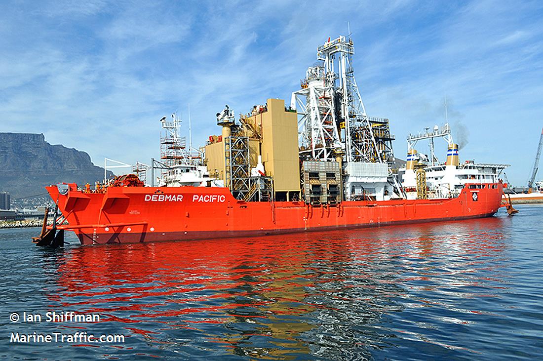 debmar atlantic (Mining Vessel) - IMO 7508611, MMSI 659192000, Call Sign V5DA under the flag of Namibia