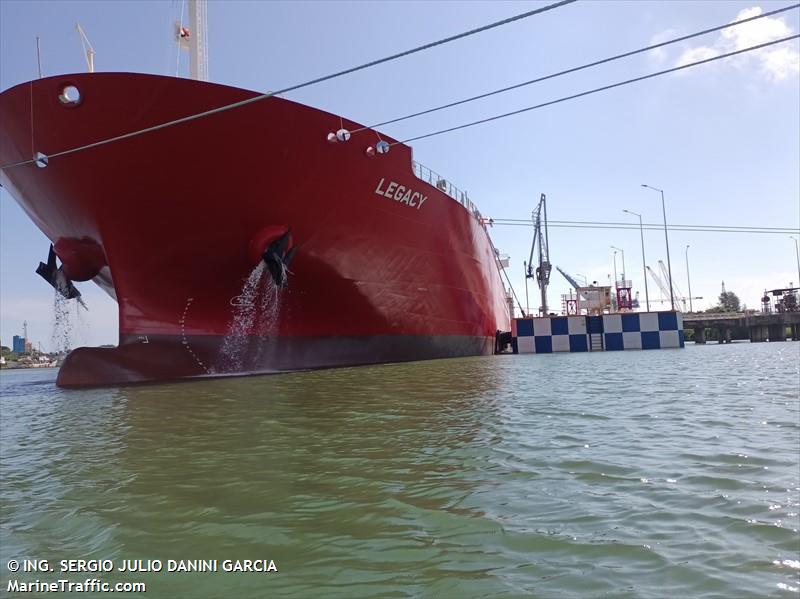 legacy (LPG Tanker) - IMO 9893656, MMSI 215896000, Call Sign 9HA5357 under the flag of Malta