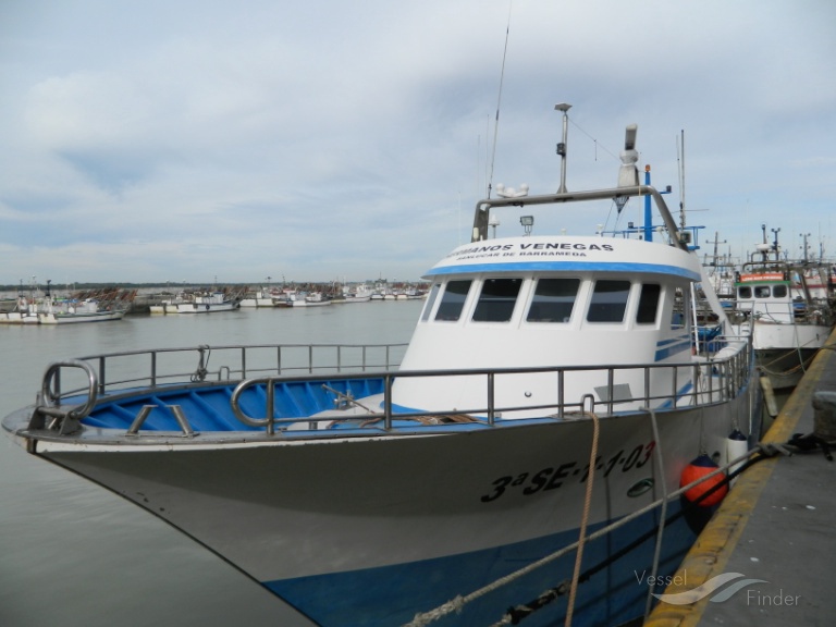 hermanos venegas (Fishing vessel) - IMO , MMSI 224078380, Call Sign EA6408 under the flag of Spain
