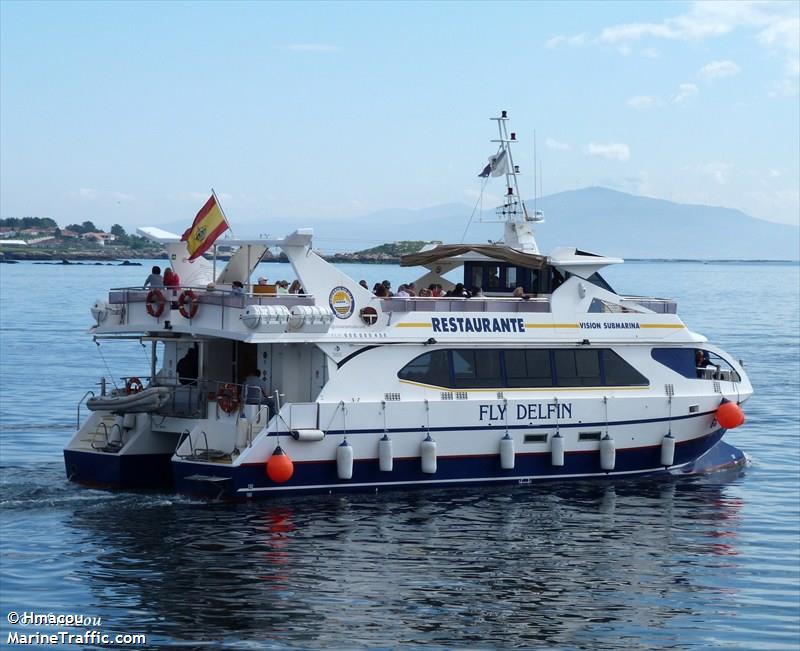 fly delfin (Passenger ship) - IMO , MMSI 224086770, Call Sign ECDM under the flag of Spain