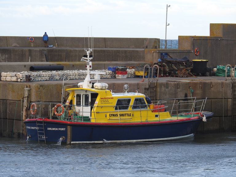 lynas shuttle (Port tender) - IMO , MMSI 235028739, Call Sign GCHK under the flag of United Kingdom (UK)