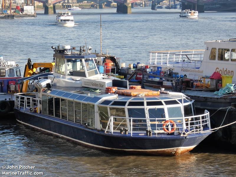 golden star (Passenger ship) - IMO , MMSI 235053512, Call Sign MBVZ5 under the flag of United Kingdom (UK)