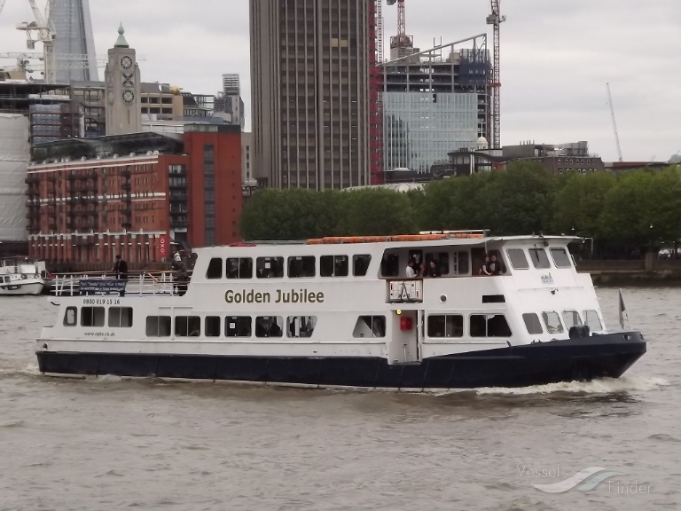 golden jubilee (Passenger ship) - IMO , MMSI 235053514, Call Sign MEDN2 under the flag of United Kingdom (UK)