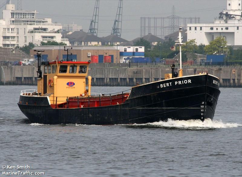 bert prior (Cargo ship) - IMO , MMSI 235056698, Call Sign GJXU under the flag of United Kingdom (UK)