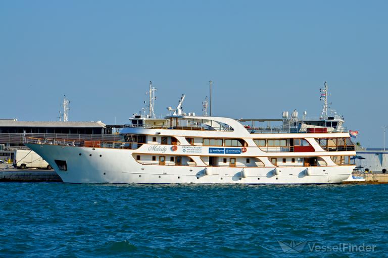melody (Passenger Ship) - IMO 8698932, MMSI 238032540, Call Sign 9A2355 under the flag of Croatia