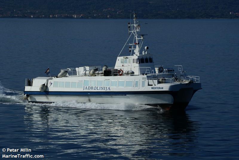 mala sirena (Passenger Ship) - IMO 7705128, MMSI 238054000, Call Sign 9A2348 under the flag of Croatia