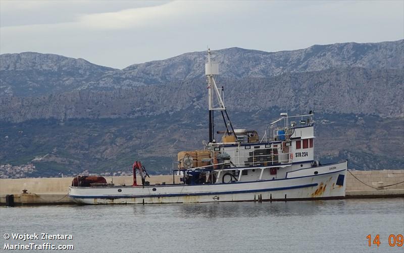 davorin (Fishing vessel) - IMO , MMSI 238288740, Call Sign 9A7305 under the flag of Croatia