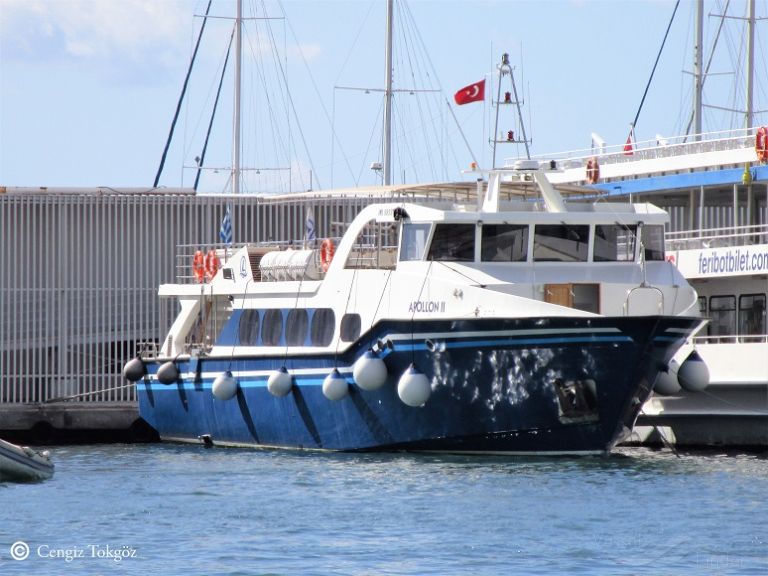 apollon ii (Passenger Ship) - IMO 9853163, MMSI 240078400, Call Sign SVA8371 under the flag of Greece