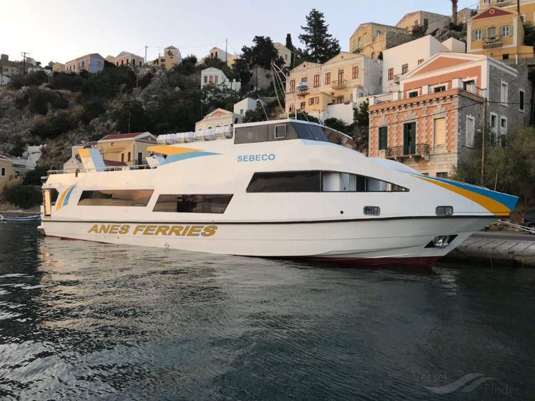 sebeco (Passenger Ship) - IMO 9866316, MMSI 240109700, Call Sign SVA8318 under the flag of Greece