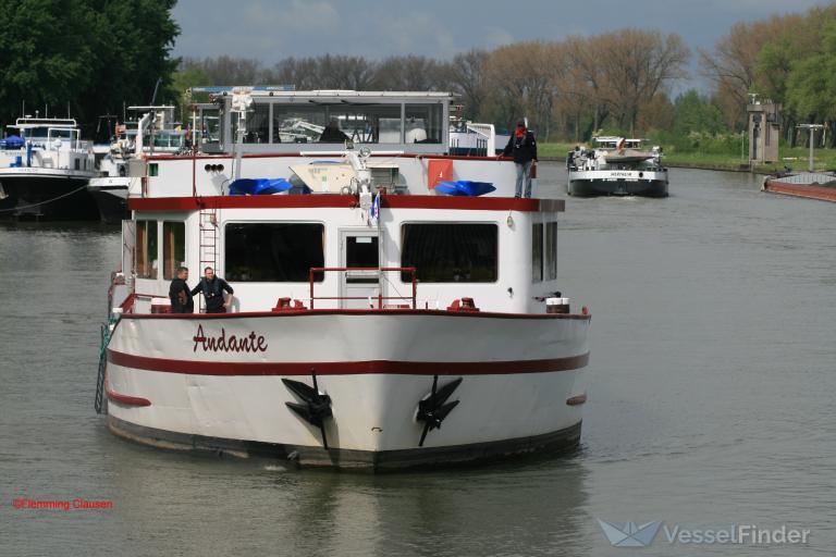 andante (Passenger ship) - IMO , MMSI 244630319, Call Sign PD9856 under the flag of Netherlands