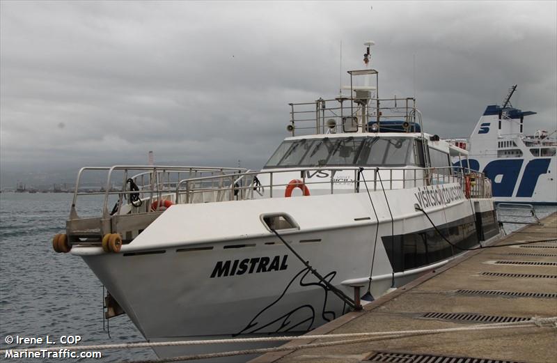 mistral (Passenger Ship) - IMO 9185671, MMSI 247030200, Call Sign IFRI under the flag of Italy