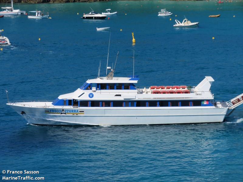 freccia azzurra (Passenger ship) - IMO , MMSI 247151200, Call Sign IWTA under the flag of Italy