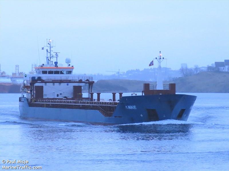 anne (General Cargo Ship) - IMO 9433365, MMSI 253778000, Call Sign LXBQ under the flag of Luxembourg