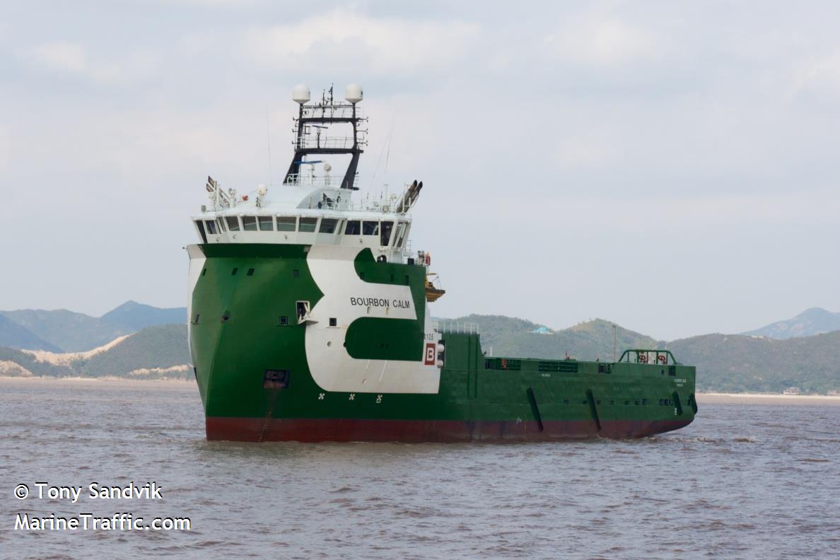 bourbon calm (Offshore Tug/Supply Ship) - IMO 9530125, MMSI 253789000, Call Sign LXDV under the flag of Luxembourg