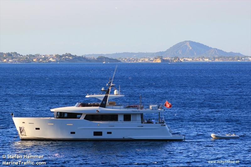 yes (Pleasure craft) - IMO , MMSI 256001715, Call Sign 9HB7672 under the flag of Malta