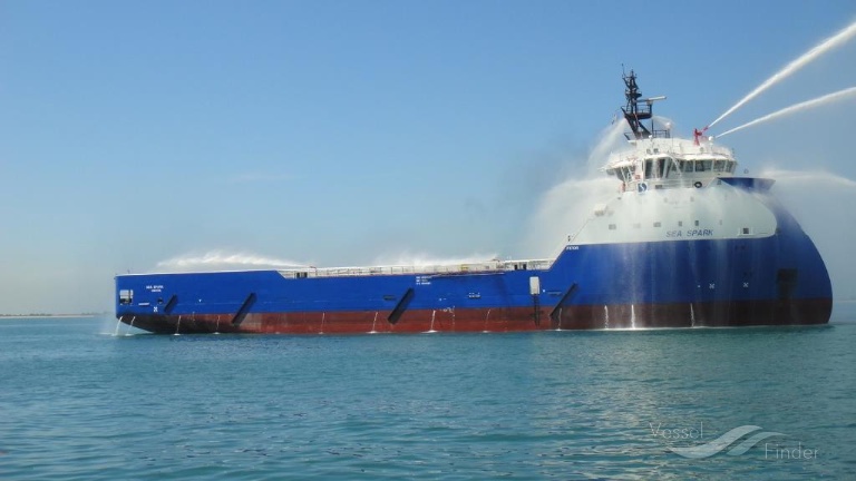 normand spark (Offshore Tug/Supply Ship) - IMO 9656620, MMSI 257760000, Call Sign LAFQ8 under the flag of Norway