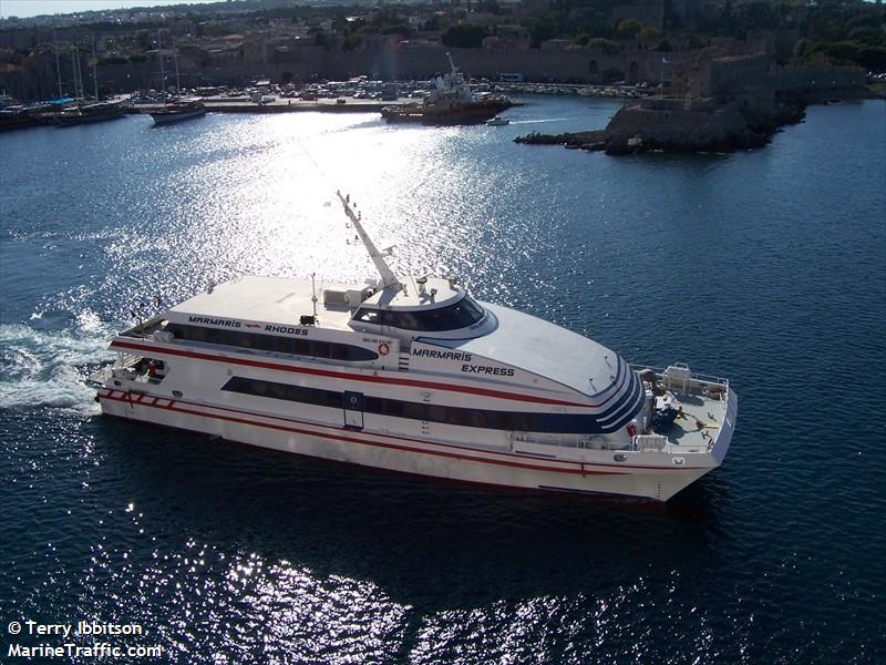 marmaris express (Passenger Ship) - IMO 9112947, MMSI 271005006, Call Sign TCKC2 under the flag of Turkey