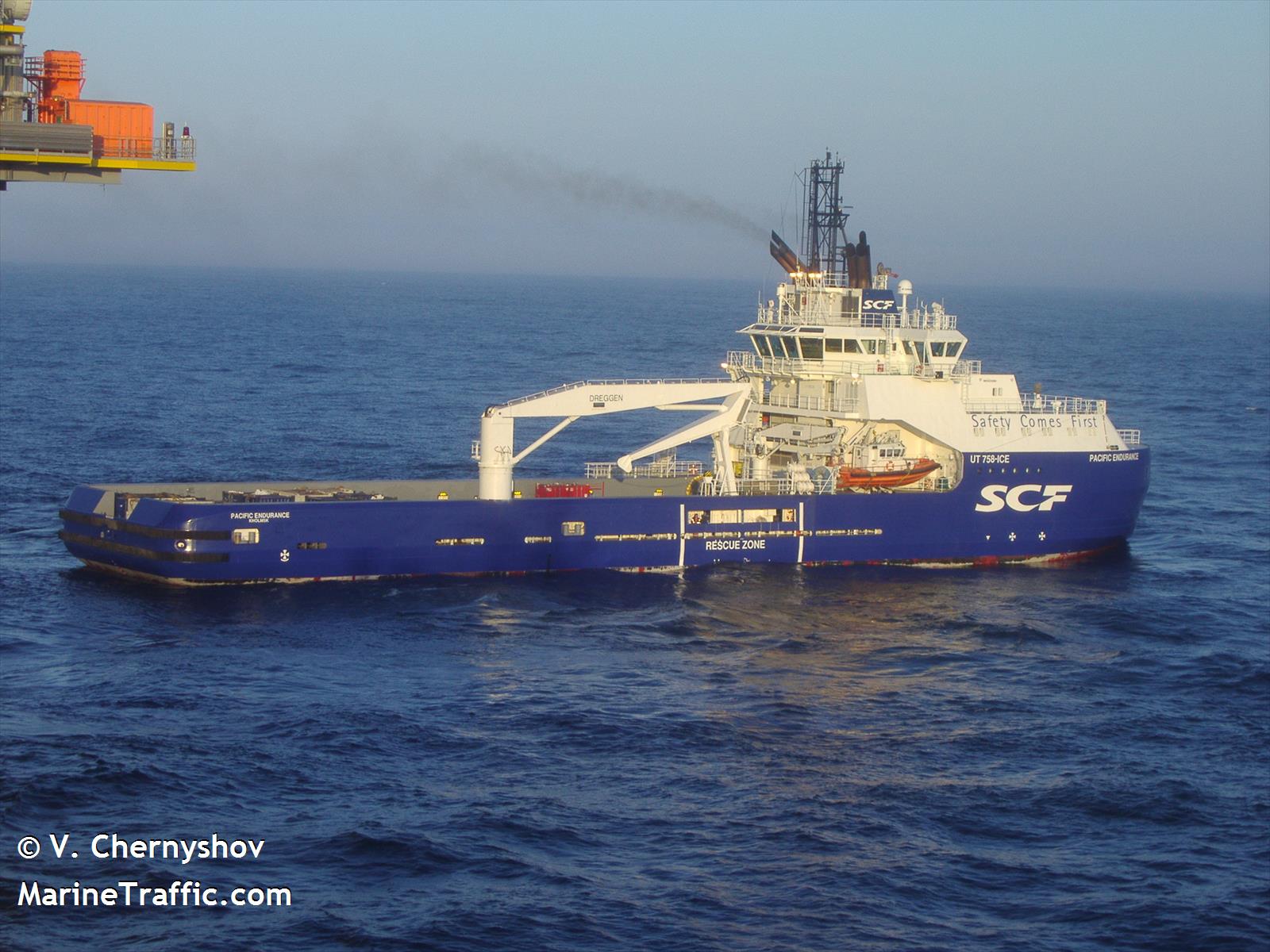 scf endurance (Offshore Tug/Supply Ship) - IMO 9335680, MMSI 273314650, Call Sign UIPN under the flag of Russia