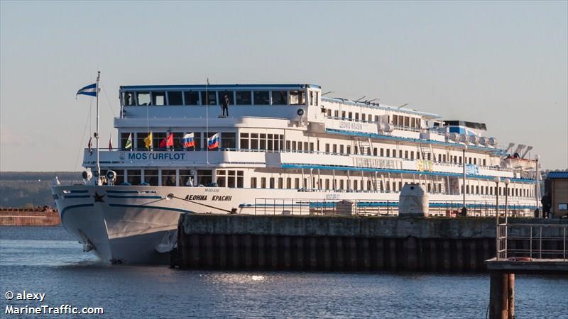 leonid krasin (Passenger ship) - IMO , MMSI 273364310, Call Sign UAQG-9 under the flag of Russia