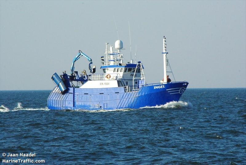 ingel (Fishing Vessel) - IMO 8741260, MMSI 276825000, Call Sign ESGV under the flag of Estonia