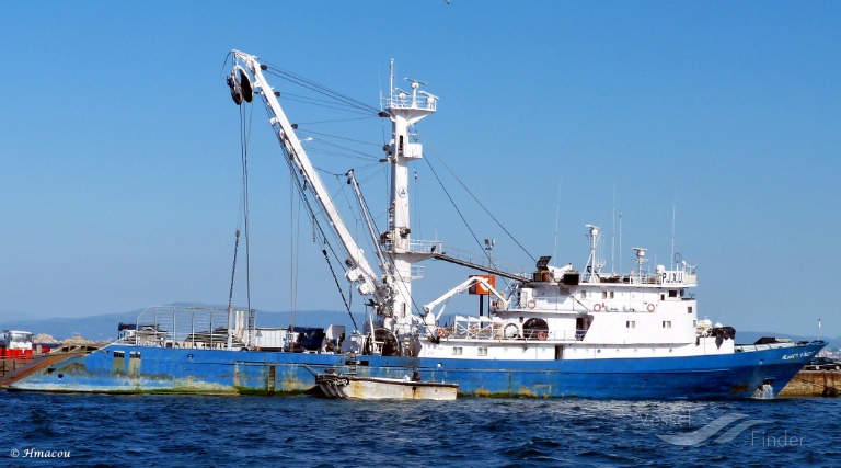 albacora nueve (Fishing Vessel) - IMO 7403639, MMSI 306094000, Call Sign PJXU under the flag of Curacao