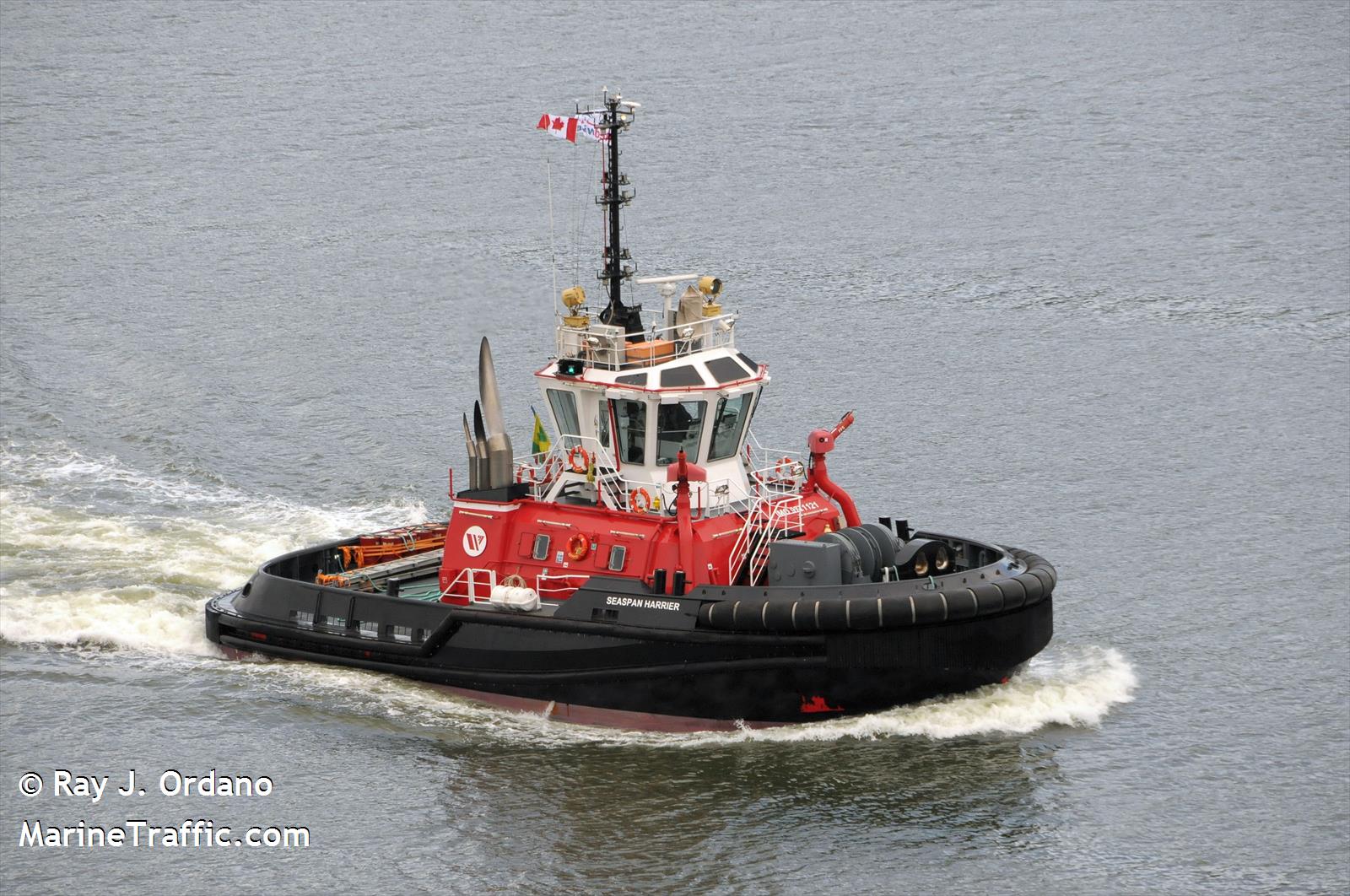 seaspan harrier (Tug) - IMO 9771121, MMSI 316046128 under the flag of Canada