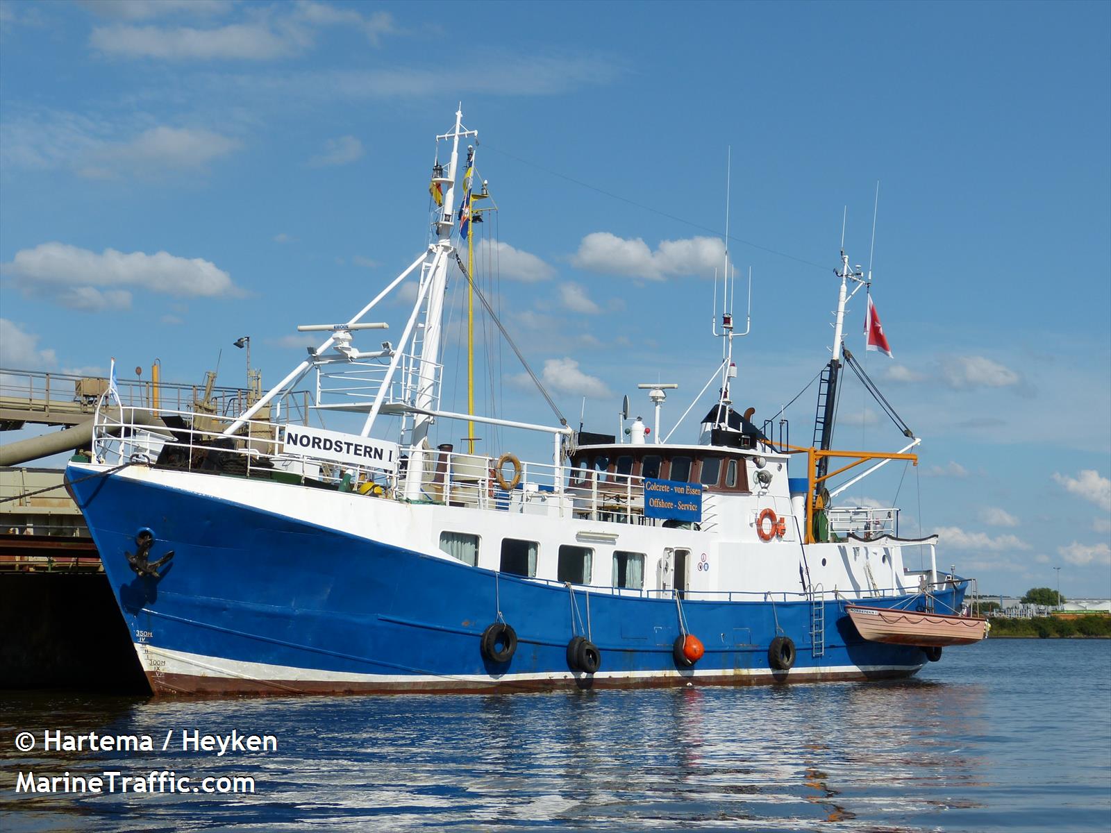 nordstern 1 (Yacht) - IMO 5009714, MMSI 341041000, Call Sign V4PZ3 under the flag of St Kitts & Nevis