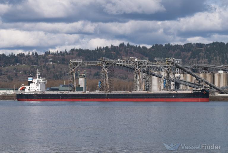 doric katana (Bulk Carrier) - IMO 9897585, MMSI 352643000, Call Sign H9VW under the flag of Panama