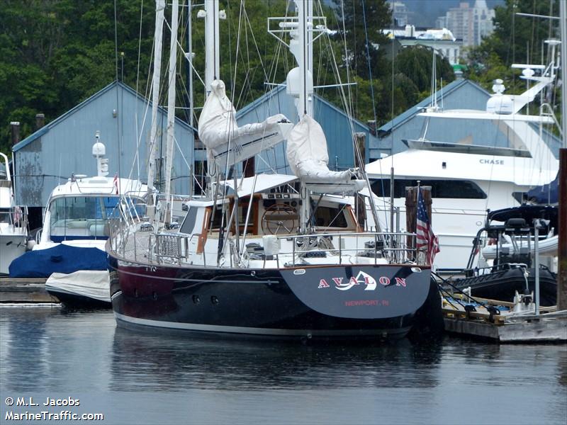 sy avalon (Sailing vessel) - IMO , MMSI 366990760, Call Sign WDC2295 under the flag of United States (USA)