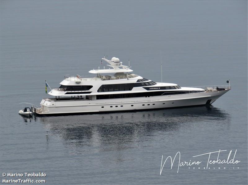 azzurra ii (Yacht) - IMO 8991425, MMSI 377714000, Call Sign J8Y3386 under the flag of St Vincent & Grenadines