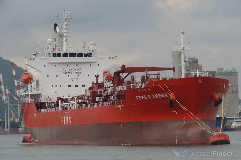 fpmc s amber (Chemical/Oil Products Tanker) - IMO 9913743, MMSI 416065000, Call Sign BHGS under the flag of Taiwan