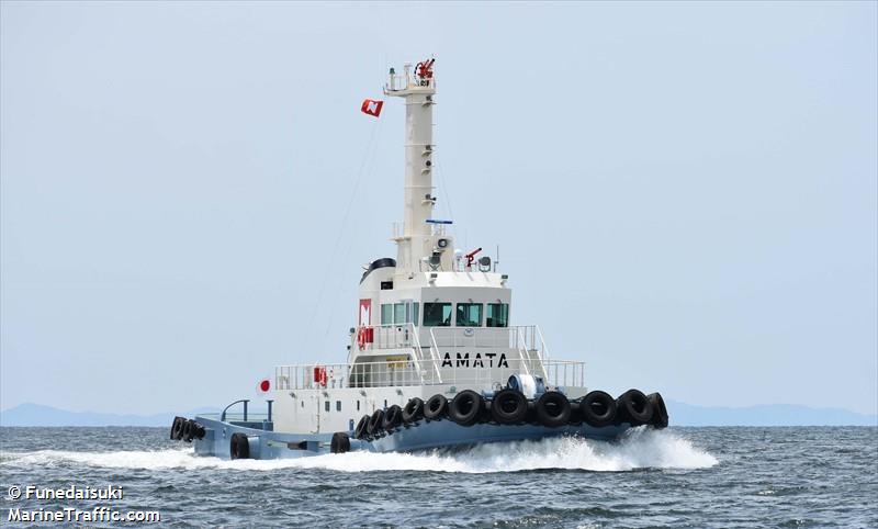 amata maru (Tug) - IMO , MMSI 431013179, Call Sign JD4531 under the flag of Japan