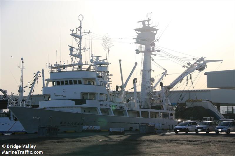 shokimaru no.36 (Fishing Vessel) - IMO 9066306, MMSI 431159000, Call Sign JIKD under the flag of Japan