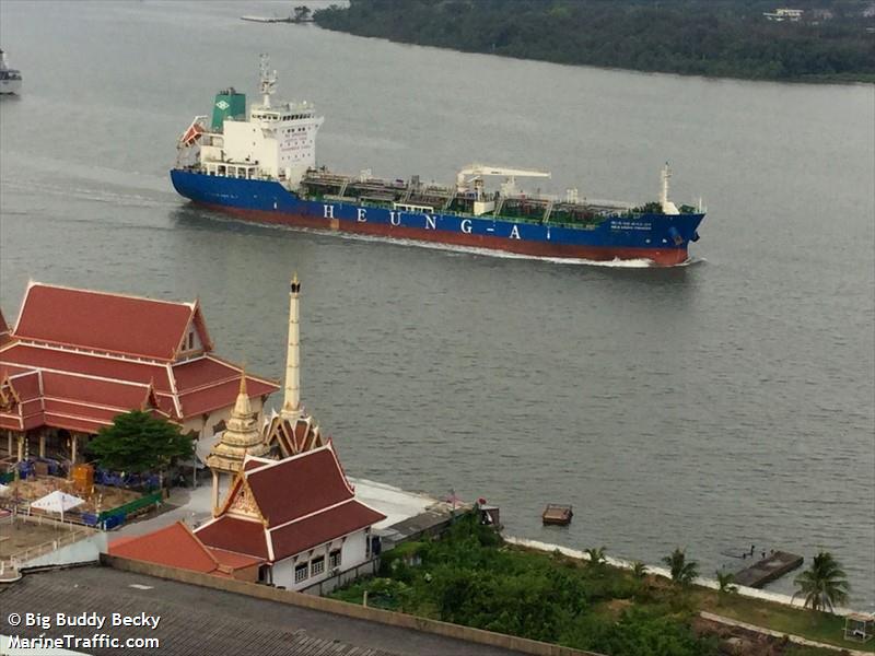 no.2 asian pioneer (Chemical/Oil Products Tanker) - IMO 9730983, MMSI 441396000, Call Sign D7WL under the flag of Korea
