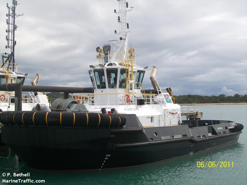 karloo (Tug) - IMO 9510656, MMSI 503657000, Call Sign VMQ9872 under the flag of Australia