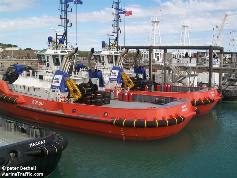 bulgu (Tug) - IMO 9606522, MMSI 503743000, Call Sign VJN3946 under the flag of Australia